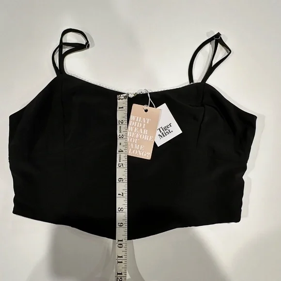 Tiger Mist Women's Black Crop-top - Size‎ XL - NEW With Tags. - Picture 15 of 16